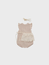 Load image into Gallery viewer, Baby Anneth Knit Romper Light Pink