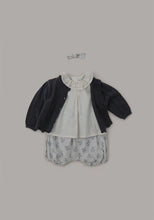 Load image into Gallery viewer, Baby Roselia Knit Cardigan Charcoal