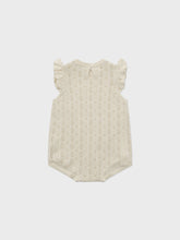 Load image into Gallery viewer, Baby Anneth Knit Romper Ecru