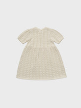 Load image into Gallery viewer, Baby Delaney Knit Dress Ecru