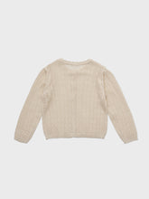 Load image into Gallery viewer, Stern Knit Cardigan Light Beige