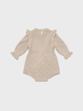Load image into Gallery viewer, Baby Lena Knit Romper Beige