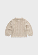 Load image into Gallery viewer, Baby Roselia Knit Cardigan Light Beige