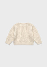 Load image into Gallery viewer, Baby Obrine Knit Cardigan Ivory