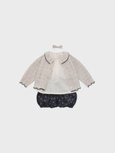 Load image into Gallery viewer, Baby Bretta Knit Cardigan Light Beige