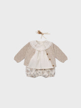 Load image into Gallery viewer, Baby Perry Knit Cardigan Beige