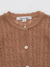 Load image into Gallery viewer, Baby Stern Knit Cardigan Deep Orange