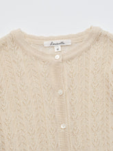 Load image into Gallery viewer, Stern Knit Cardigan Light Beige