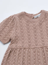 Load image into Gallery viewer, Baby Delaney Knit Dress Pink