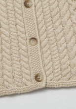 Load image into Gallery viewer, Benjamin Knit Cardigan Light Beige