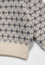 Load image into Gallery viewer, Baby Pletche Knit Cardigan Vintage Blue