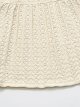 Load image into Gallery viewer, Baby Delaney Knit Dress Ecru