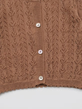 Load image into Gallery viewer, Baby Stern Knit Cardigan Deep Orange