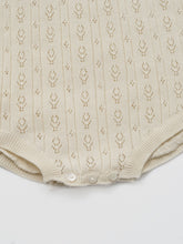 Load image into Gallery viewer, Baby Anneth Knit Romper Ecru