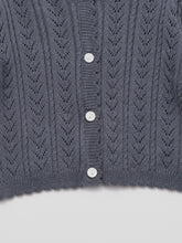 Load image into Gallery viewer, Baby Kelsea Knit Cardigan Deep Blue