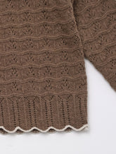 Load image into Gallery viewer, Bretta Knit Cardigan Brown