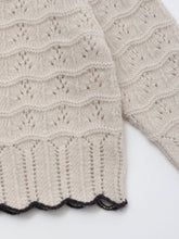 Load image into Gallery viewer, Baby Bretta Knit Cardigan Light Beige