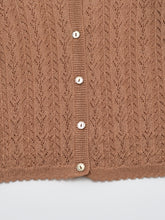 Load image into Gallery viewer, Stern Knit Cardigan Deep Orange