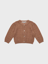 Load image into Gallery viewer, Baby Stern Knit Cardigan Deep Orange