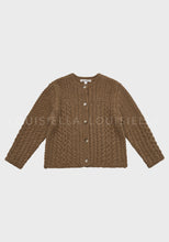 Load image into Gallery viewer, Benjamin Knit Cardigan Light Brown