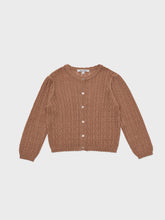 Load image into Gallery viewer, Stern Knit Cardigan Deep Orange