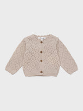 Load image into Gallery viewer, Baby Perry Knit Cardigan Beige