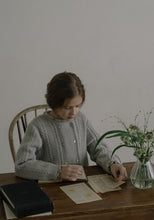 Load image into Gallery viewer, Obrine Knit Cardigan Pale Blue