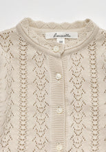 Load image into Gallery viewer, Baby Roselia Knit Cardigan Light Beige