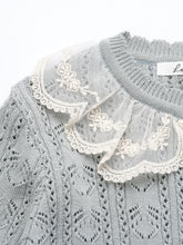 Load image into Gallery viewer, Radie Knit Cardigan - Blue Gray