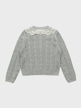 Load image into Gallery viewer, Radie Knit Cardigan - Blue Gray