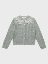 Load image into Gallery viewer, Radie Knit Cardigan - Blue Gray