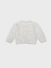 Load image into Gallery viewer, Baby Bellute Knit Cardigan - Vanilla White