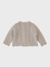 Load image into Gallery viewer, Baby Estelle Knit Cardigan Mocha Beige