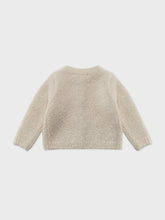 Load image into Gallery viewer, Baby Allium Knit Cardigan - Pale Beige