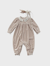 Load image into Gallery viewer, Baby Eleanor Velvet Romper