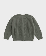 Load image into Gallery viewer, Olivia Knit Cardigan-Vintage Green