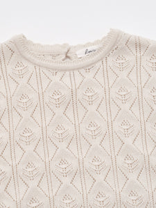 Ione Knit Pullover Cream Beige