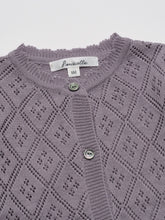 Load image into Gallery viewer, Baby Bellute Knit Cardigan - Violet