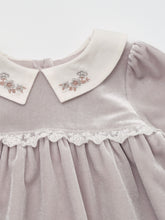 Load image into Gallery viewer, Baby Branle Velvet Dress