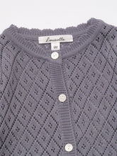 Load image into Gallery viewer, Baby Lupine Knit Cardigan Purple