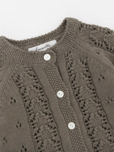 Load image into Gallery viewer, Baby Paige Knit Cardigan Khaki