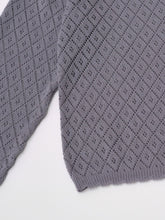 Load image into Gallery viewer, Lupine Knit Cardigan Purple