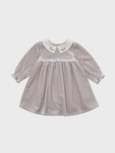 Load image into Gallery viewer, Baby Branle Velvet Dress