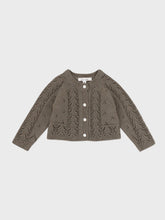 Load image into Gallery viewer, Baby Paige Knit Cardigan Khaki