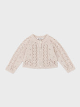 Load image into Gallery viewer, Baby Paige Knit Cardigan Cream Beige