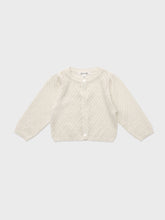 Load image into Gallery viewer, Baby Lupine Knit Cardigan Ivory