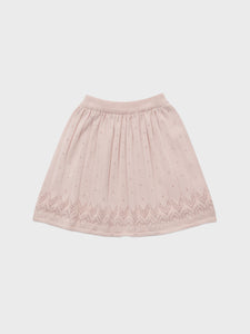 Ione Knit Skirt Pink