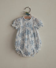 Load image into Gallery viewer, Baby Peony Romper - Blue