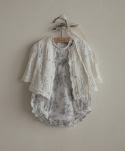 Load image into Gallery viewer, Baby Peony Romper - Grey