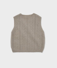 Load image into Gallery viewer, Dahlia Knit Vest -Beige